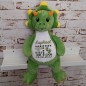 Preview: Stofftier Dino bestickt mit Namen